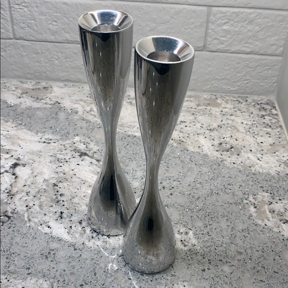 Nambe Candlestick holders never used!